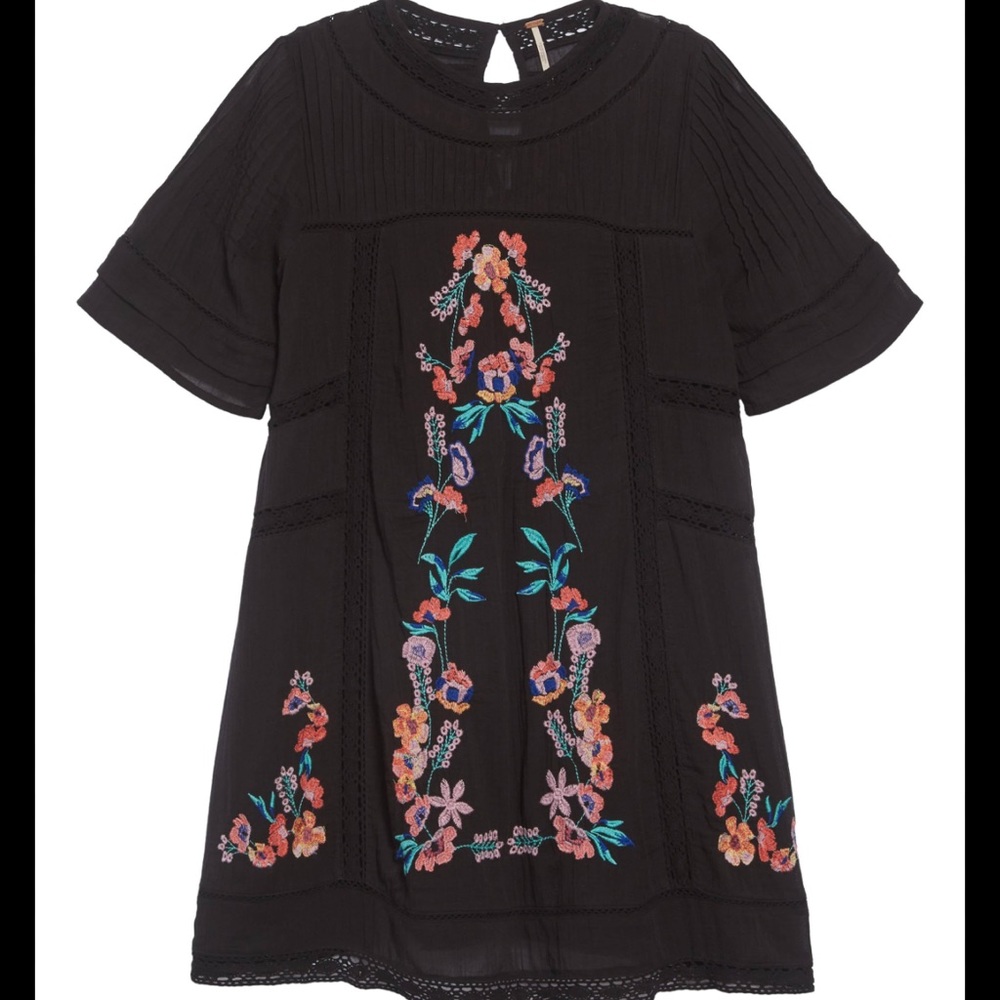 Free People Perfectly Victorian Embroidered Dress